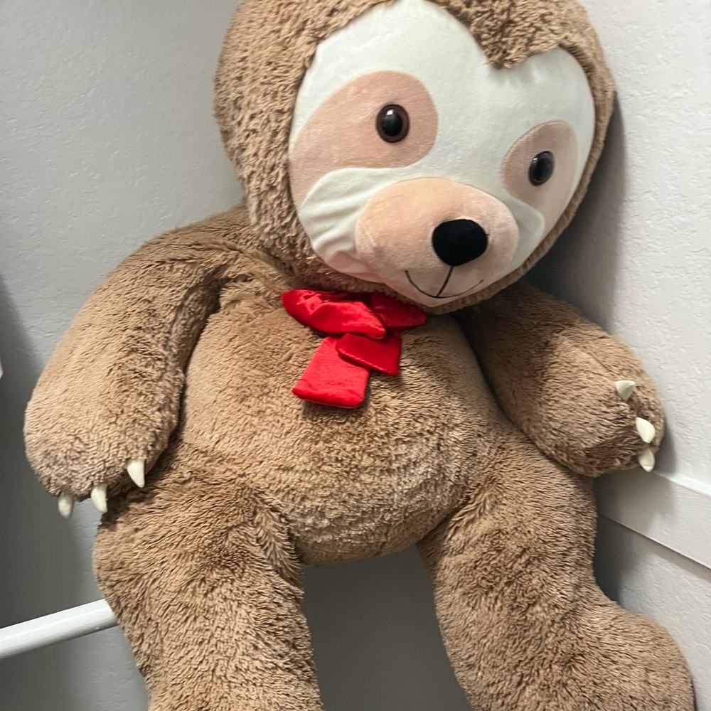 Plush sloth